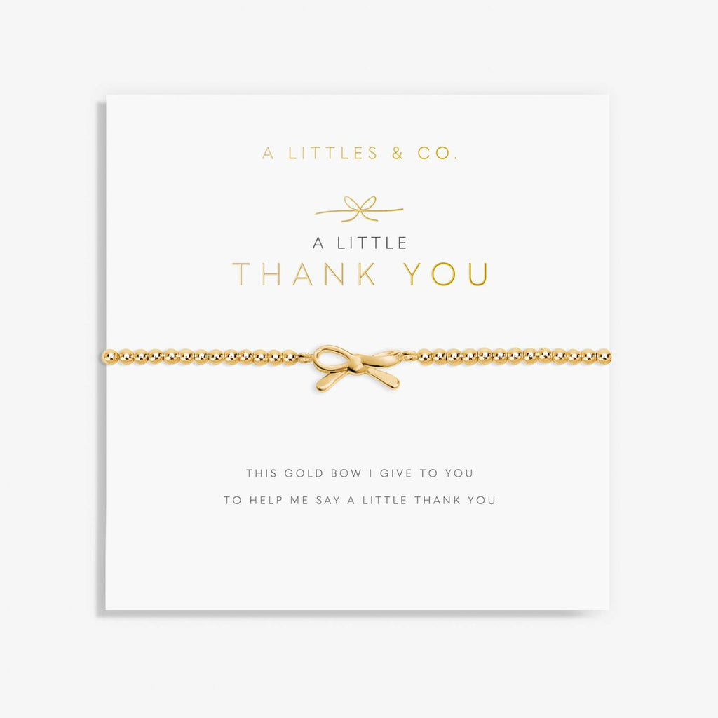 A Littles & Co Thank You Stretch Bracelet