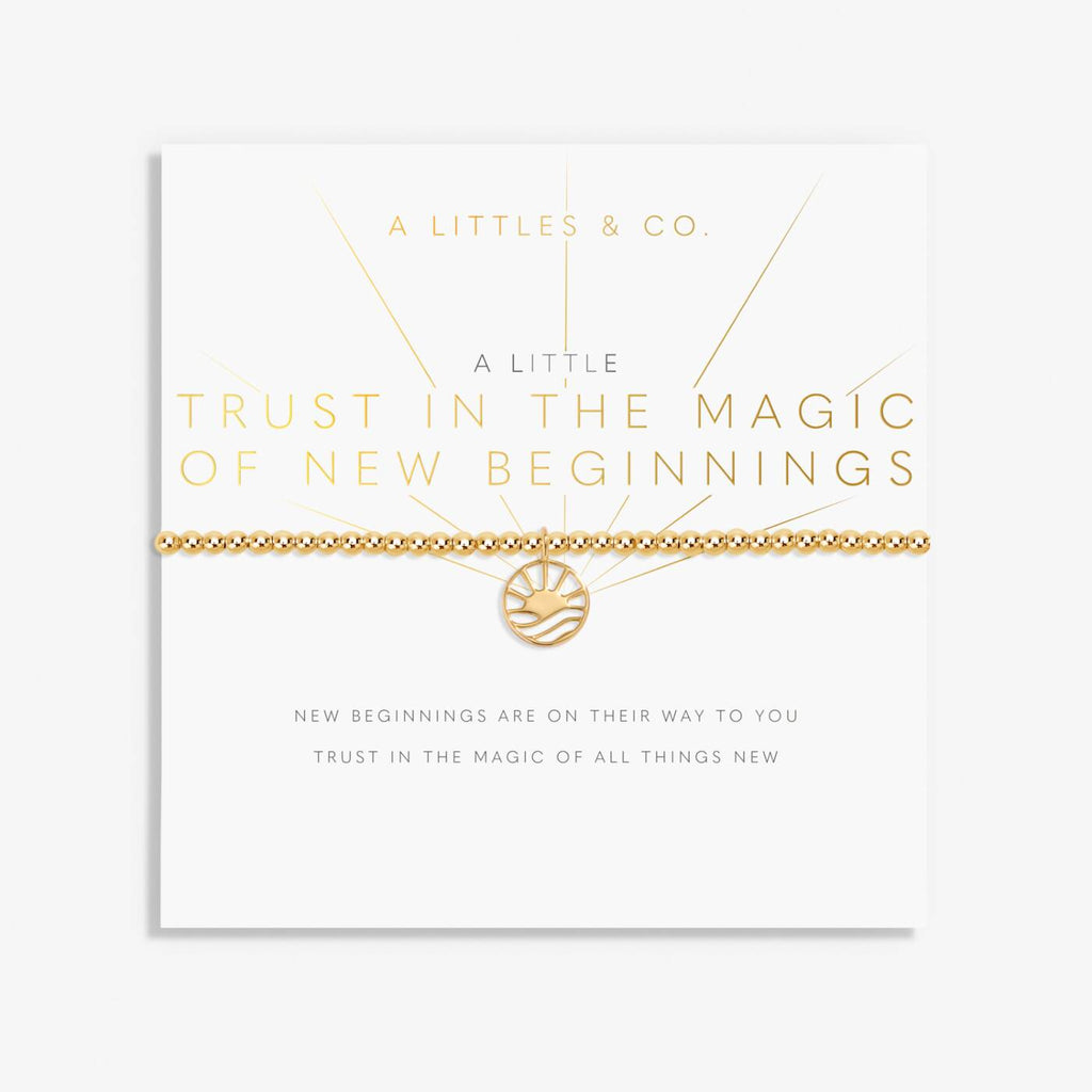 A Littles & Co Trust in the Magic of New Beginnings Stretch Bracelet