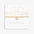 A Littles & Co Trust in the Magic of New Beginnings Stretch Bracelet