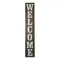 Glory Haus Welcome Topper Sign Stained