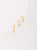 Michelle McDowell Willa Earrings 3 mini hoop set