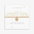 A Littles & Co Wonderful Things Are Coming your Way Stretch Bracelet